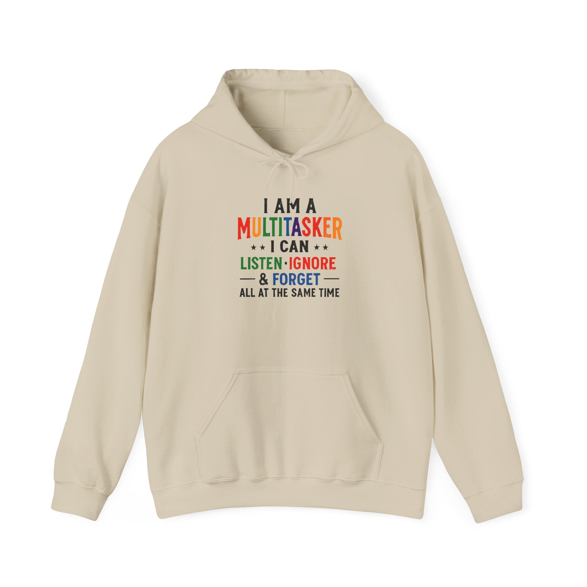 Multitasker Funny Quote Hoodie Printify