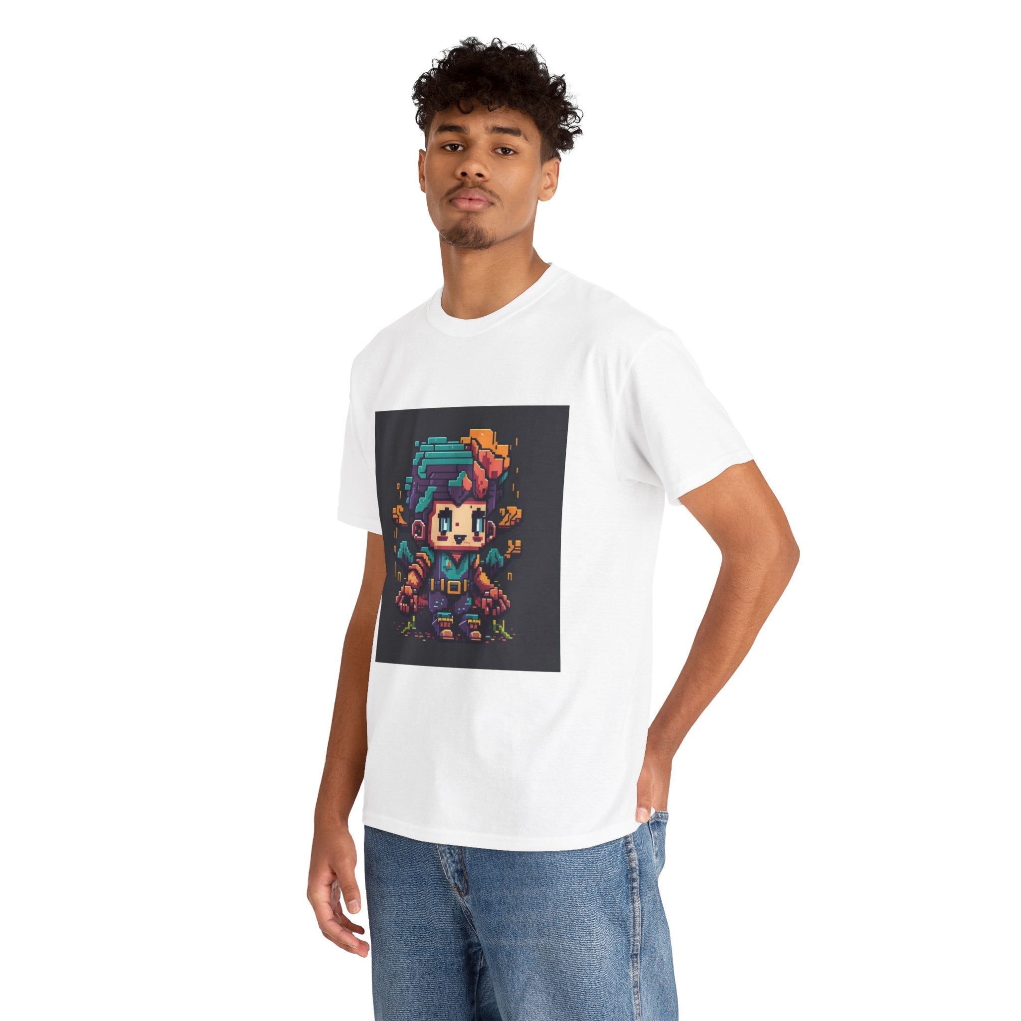 Pixel Art Retro Gamer T- Shirt Printify