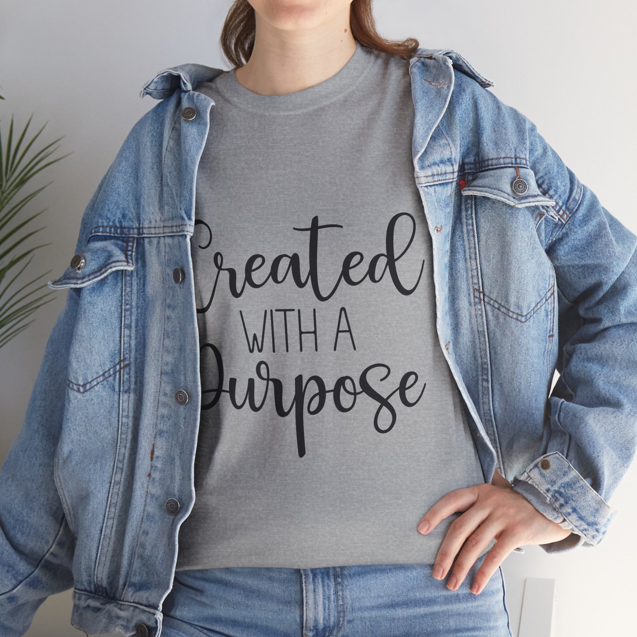 Created with a Purpose Unisex T- Shirt Printify