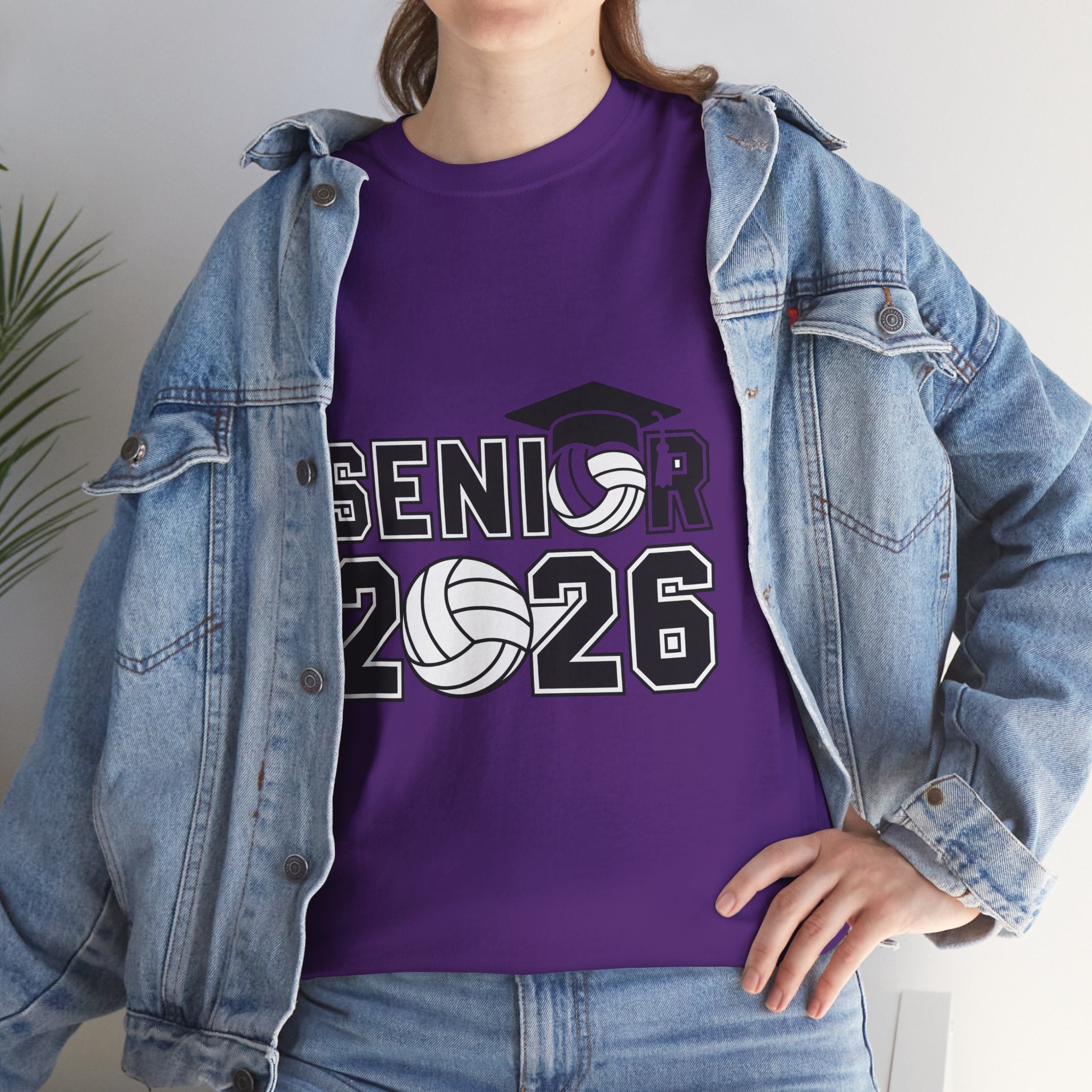 Senior 2026 Volleyball Graduation T- Shirt Printify