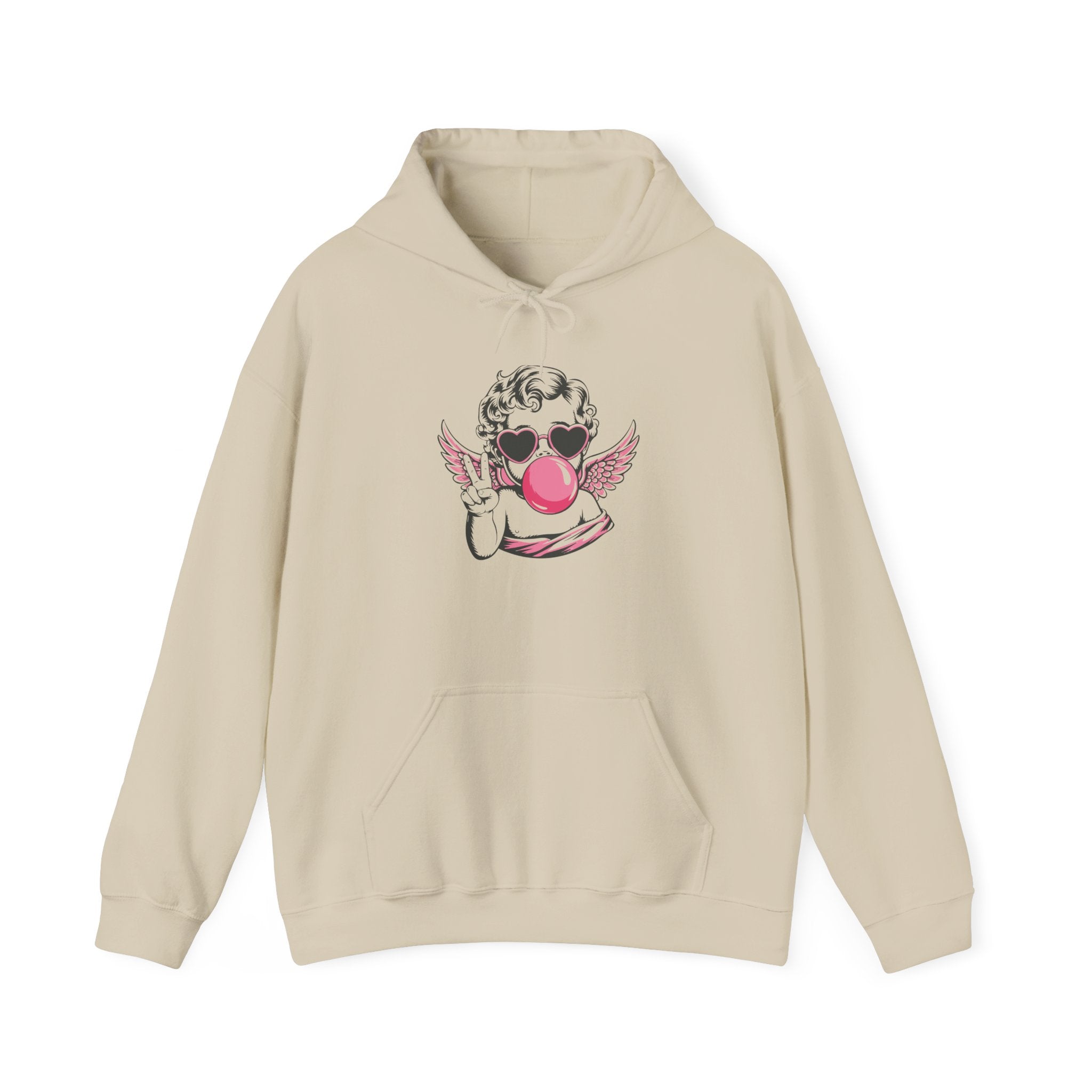 Retro Angel Graphic Hoodie Printify