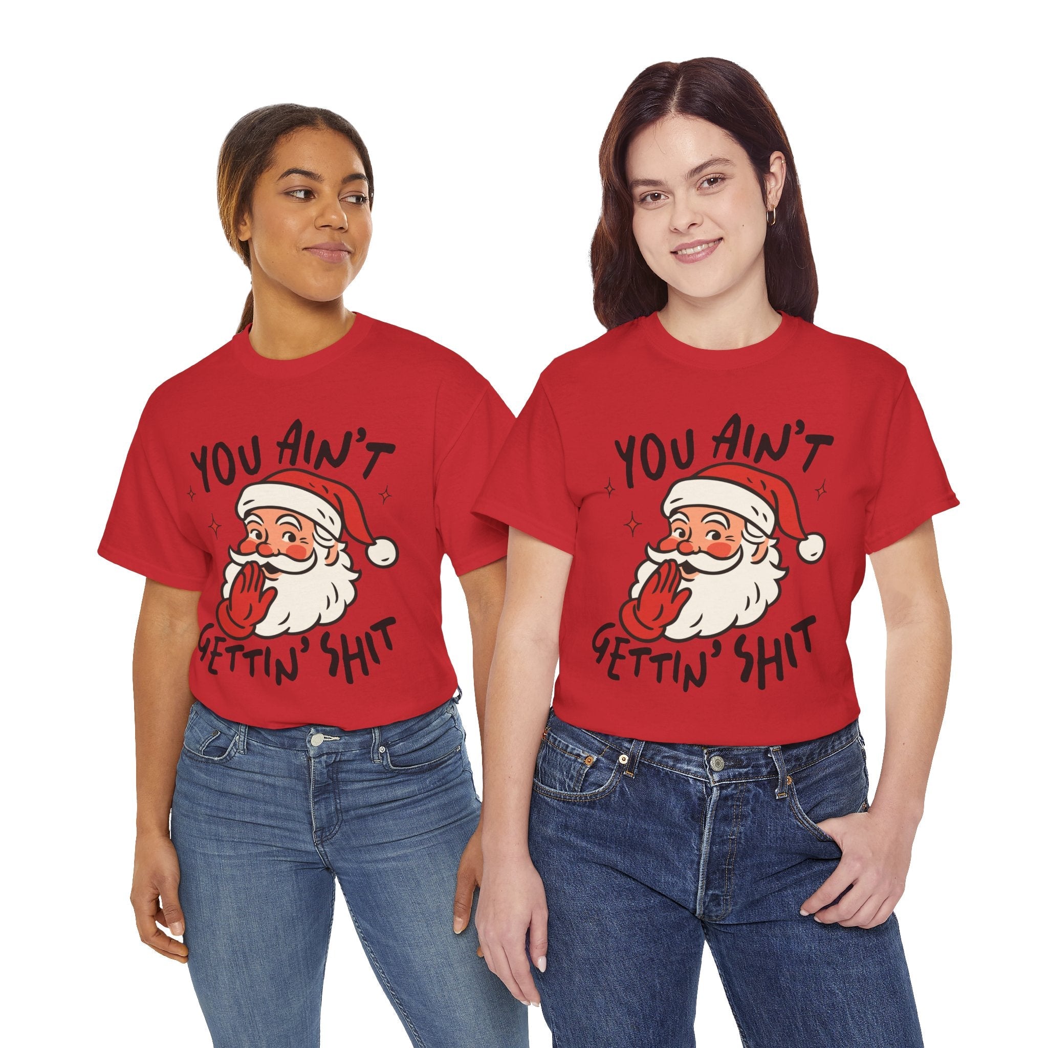 Holiday Humor Santa Funny Christmas T- Shirt Printify