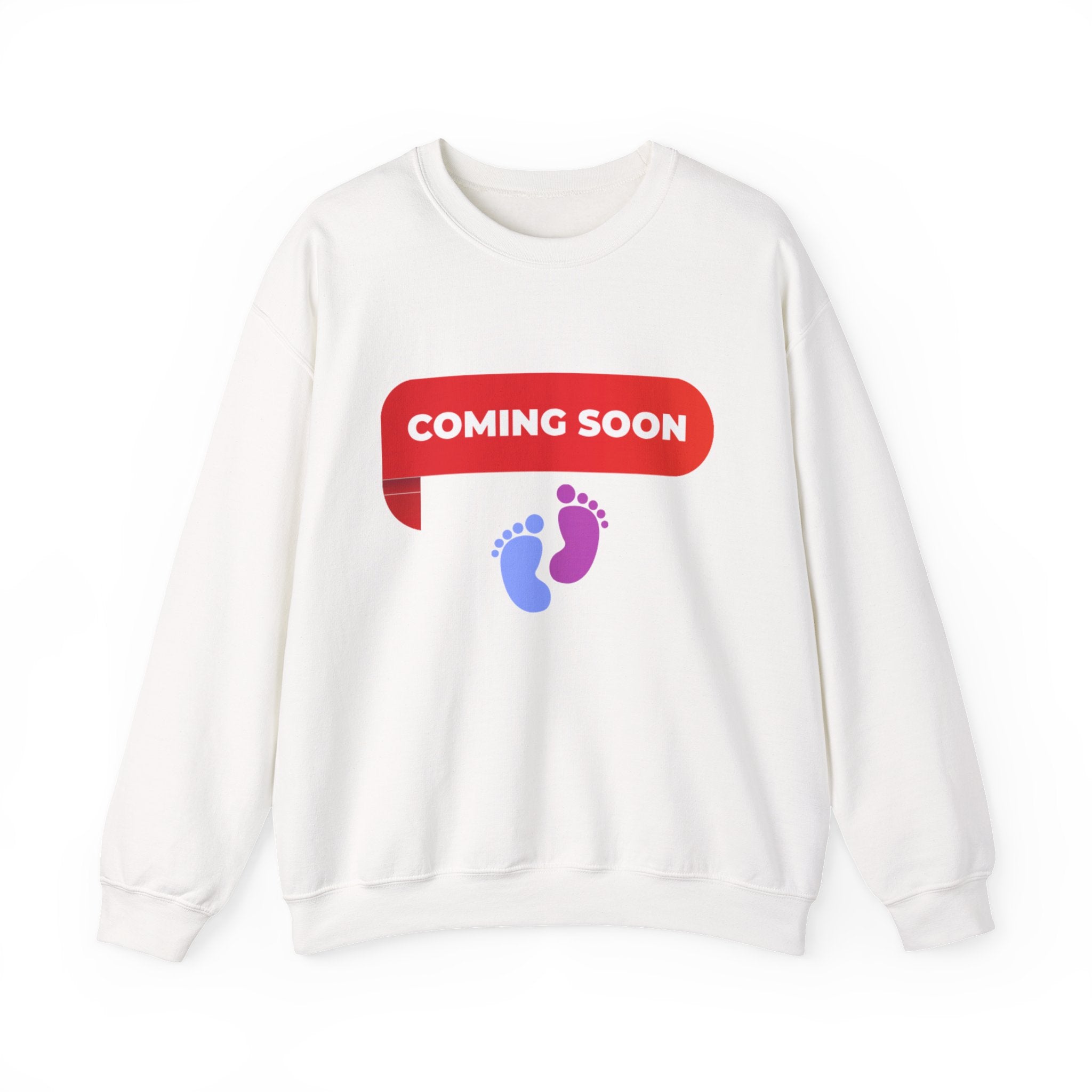 Coming Soon Mama Crewneck Sweatshirt Printify