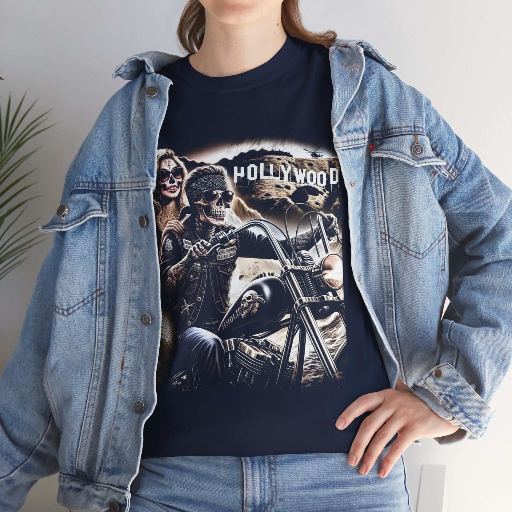 Hollywood Biker Vintage T- Shirt Printify