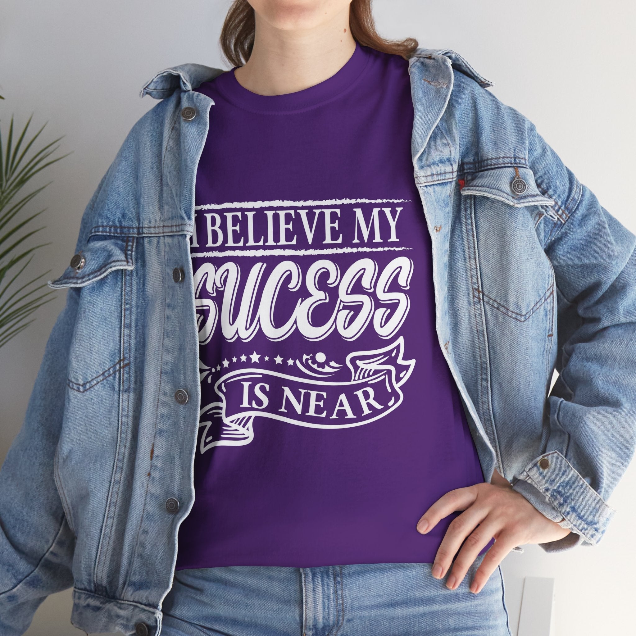 Success Is Near Motivational T- Shirt Printify