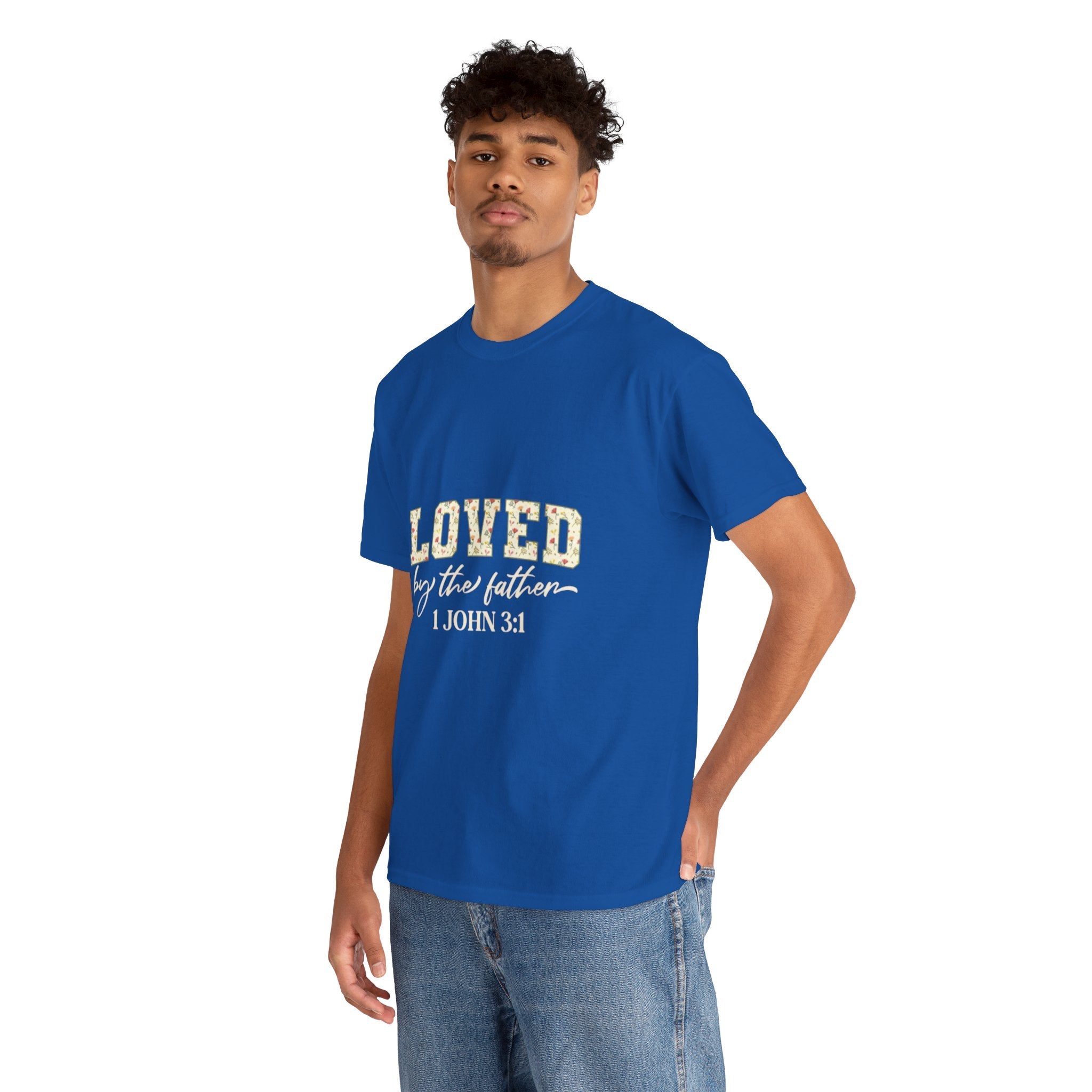 Loved by the Father T-Shirt Printify