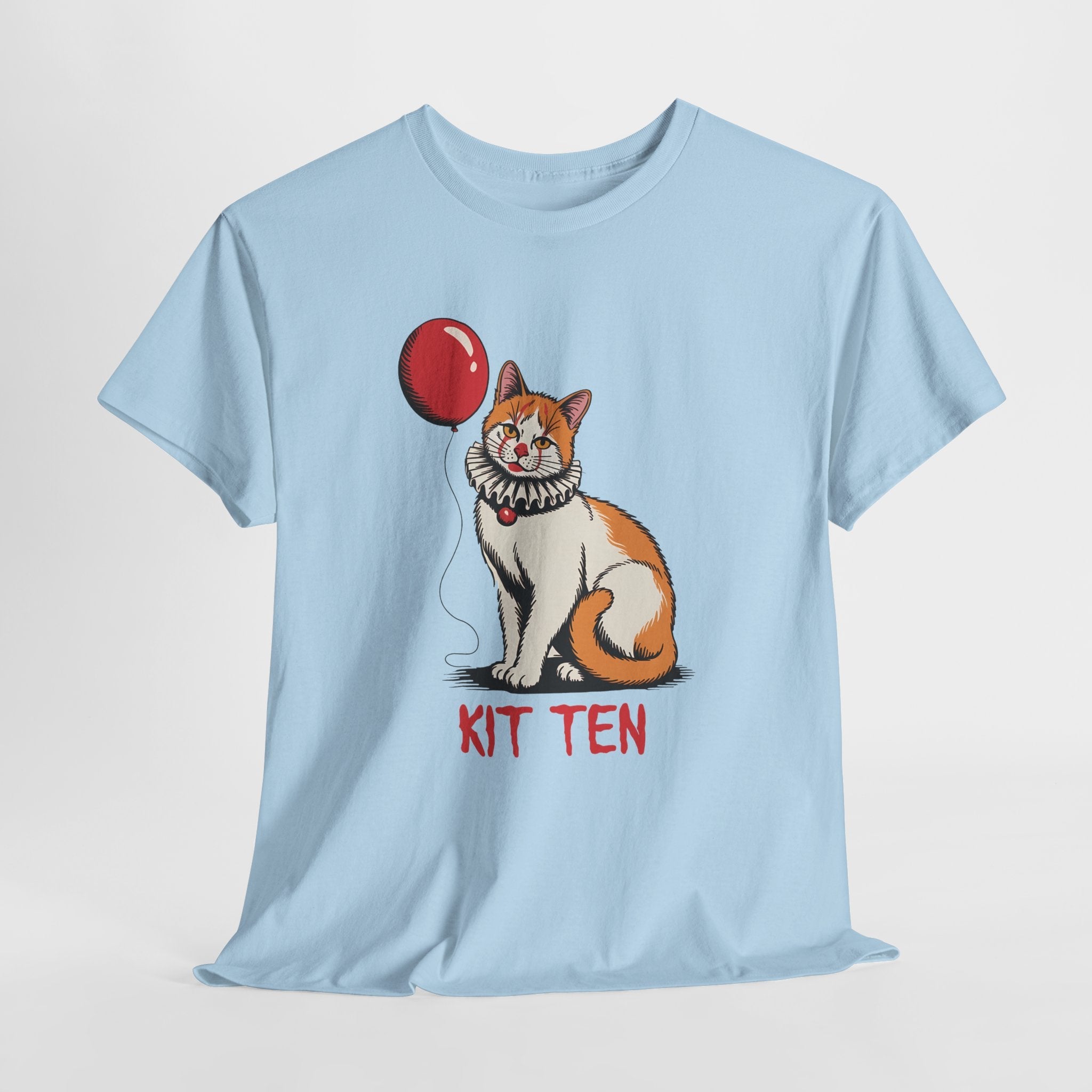 Cute Cat Balloon Graphic T-Shirt Printify
