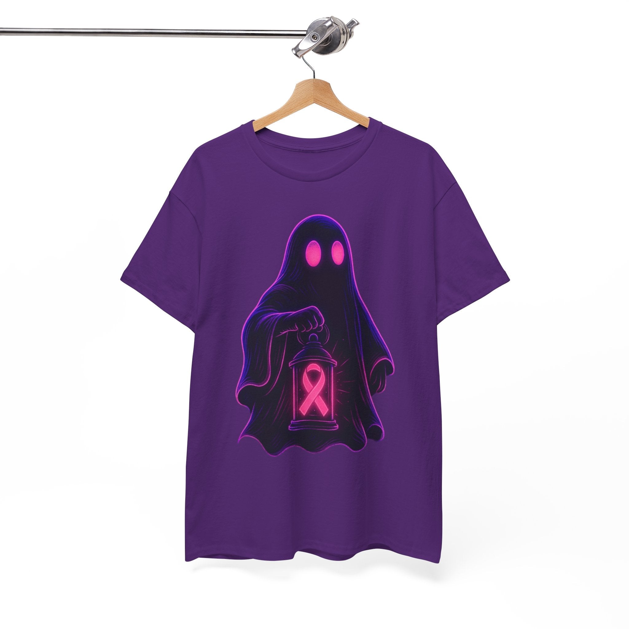 Neon Ghost Graphic T-Shirt Printify