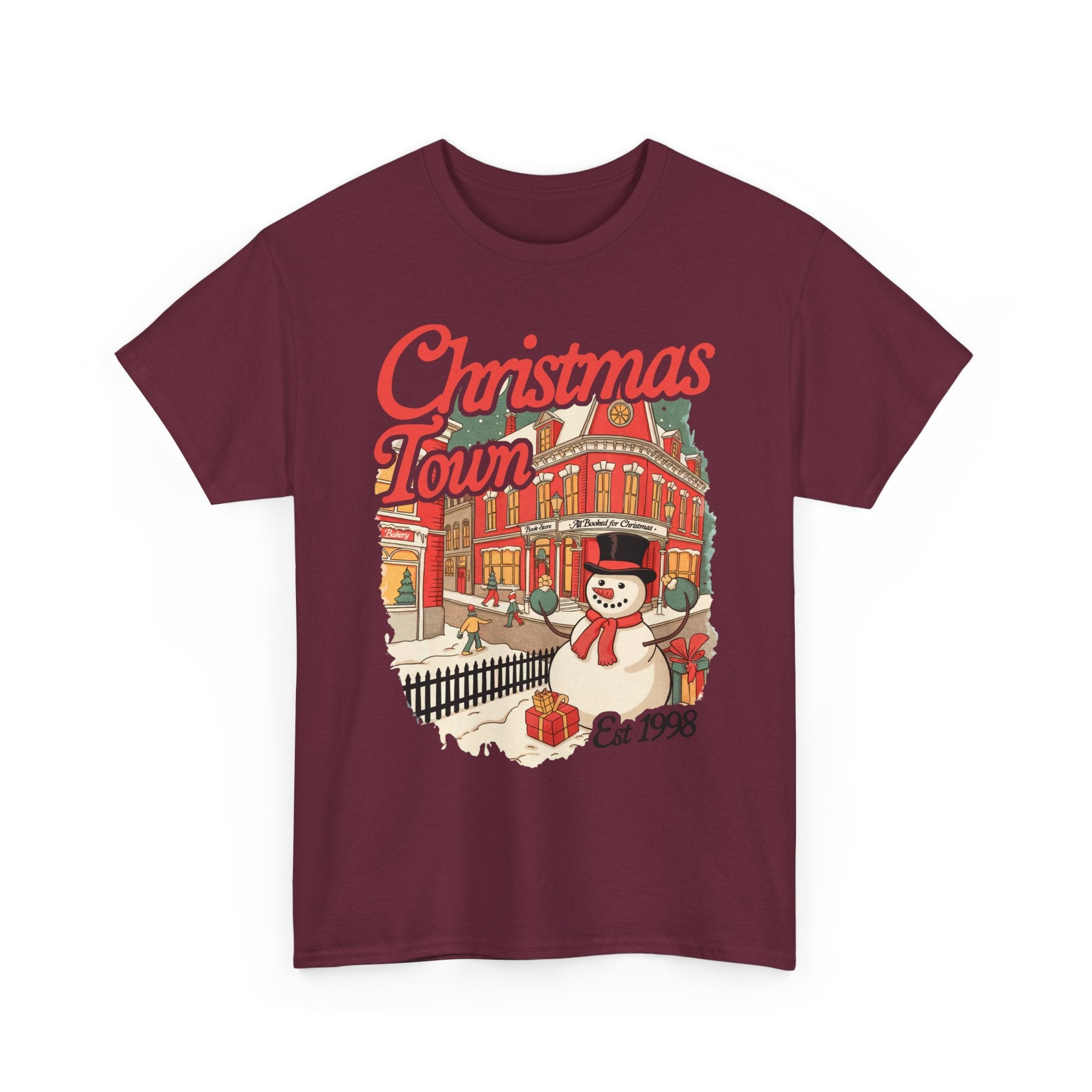 Christmas Town Unisex Graphic T- Shirt Printify