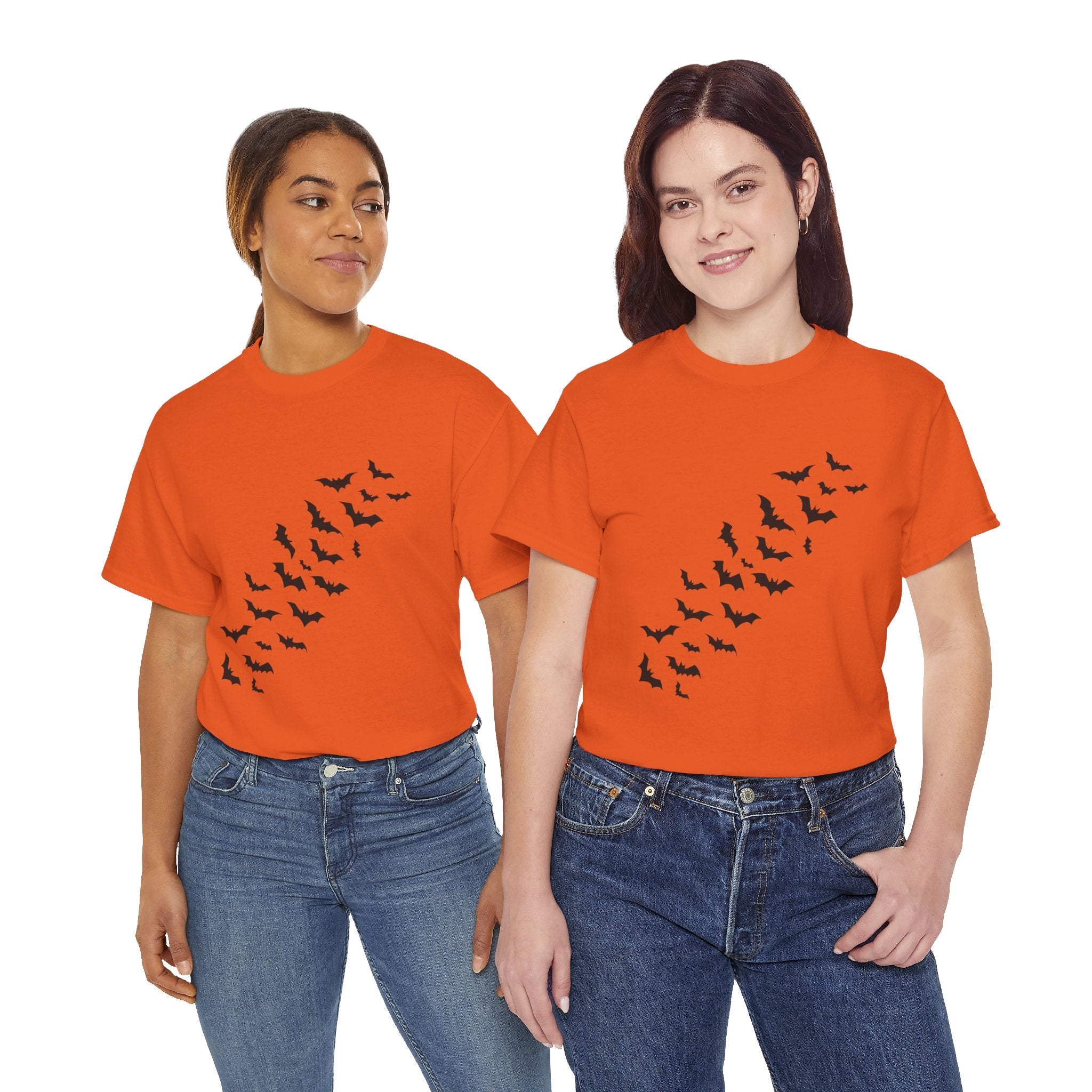 Halloween Bat Unisex Graphic T- Shirt Printify
