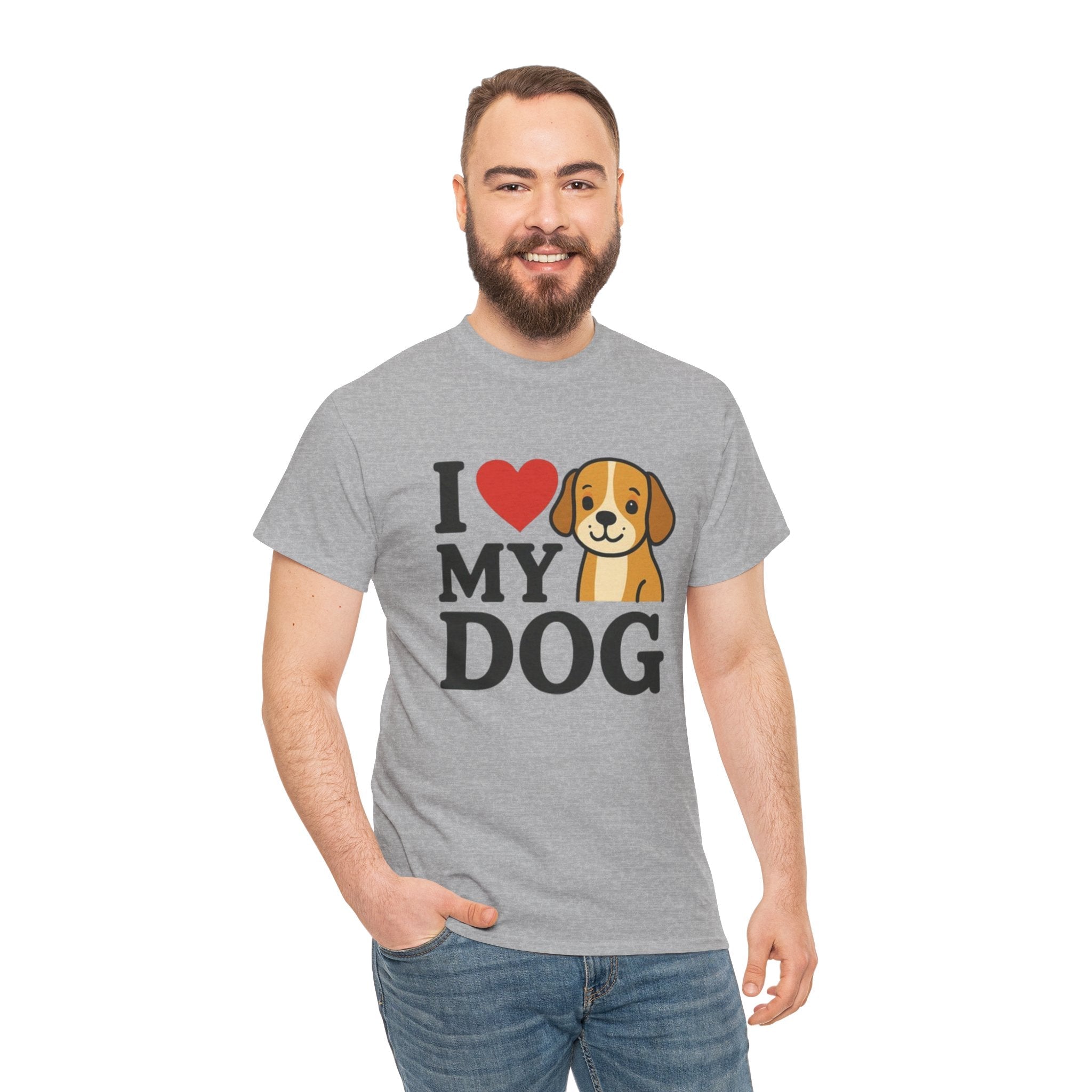 I Love My Dog Unisex T-Shirt Printify