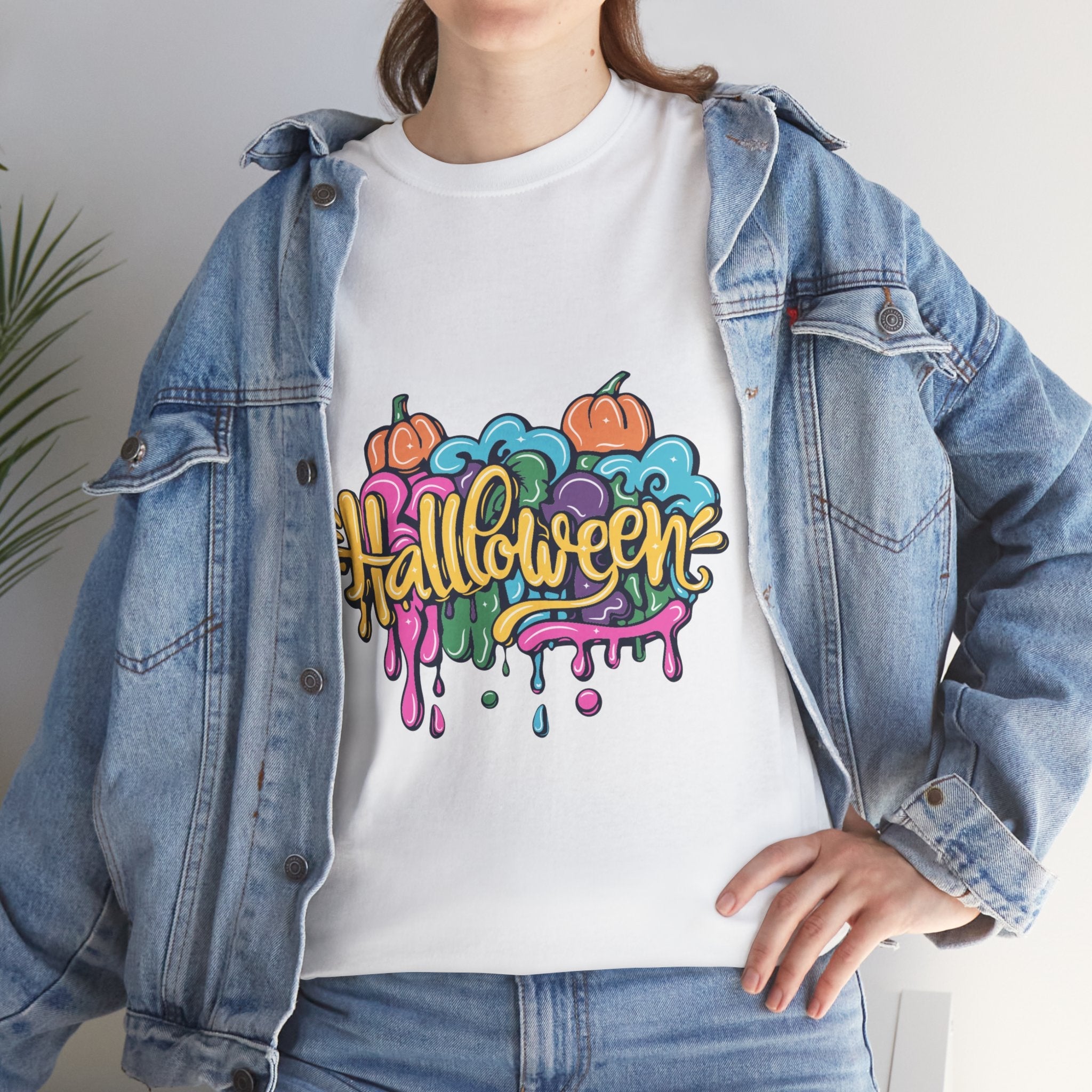 Halloween Unisex graffiti T- Shirt Printify