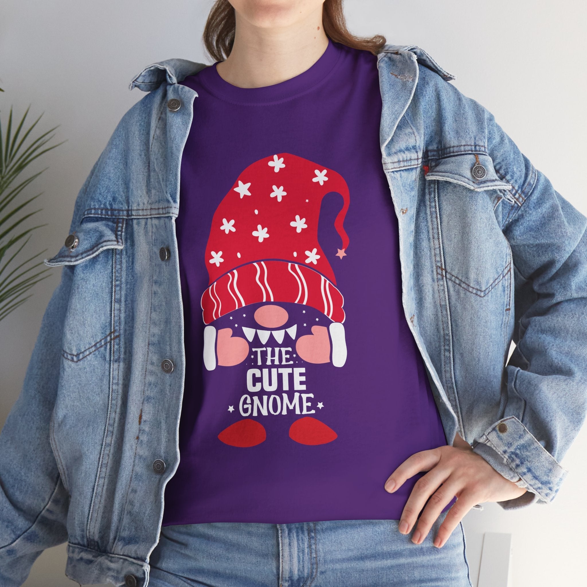 Cute Gnome Holiday T-Shirt Printify
