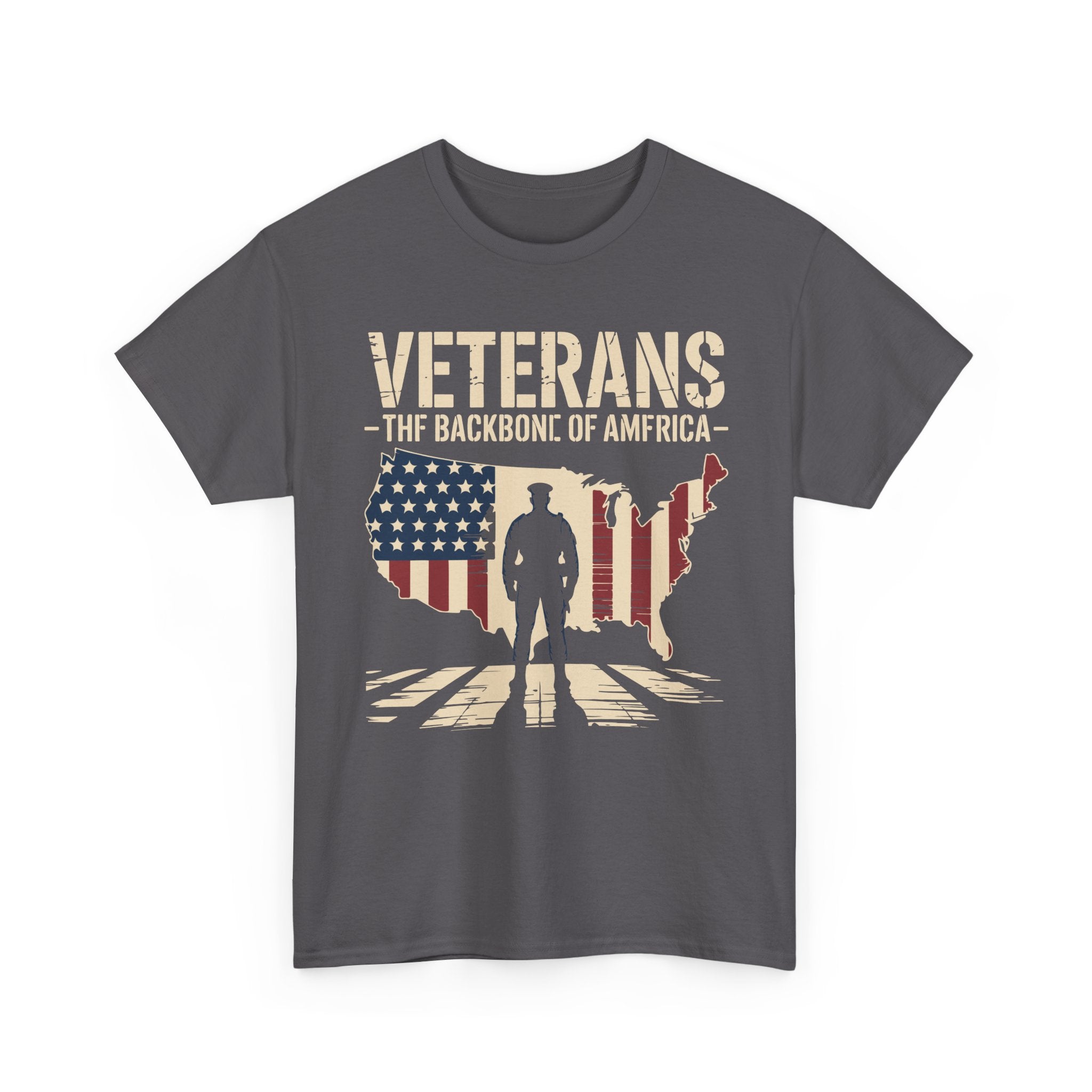 Veterans Tribute the Backbone of America T-Shirt Printify