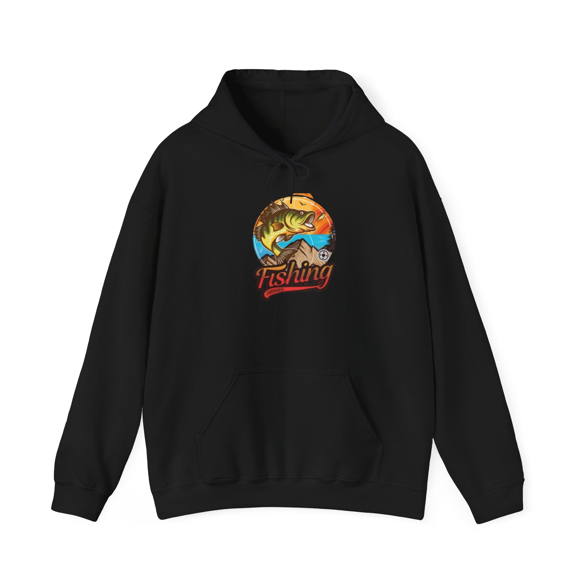 Vintage Fishing Graphic Hoodie Printify