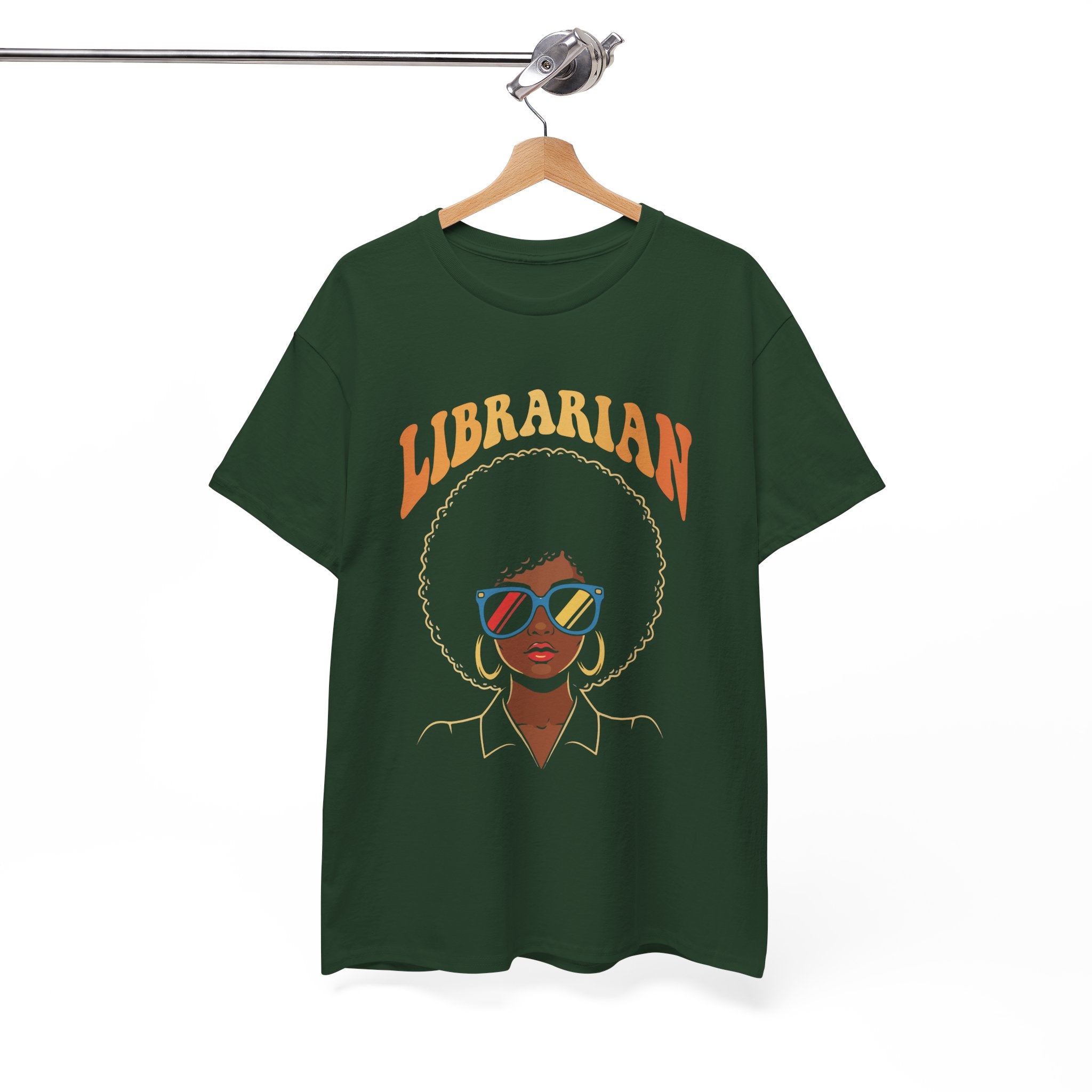 Cool Librarian Unisex Vintage T- Shirt Printify