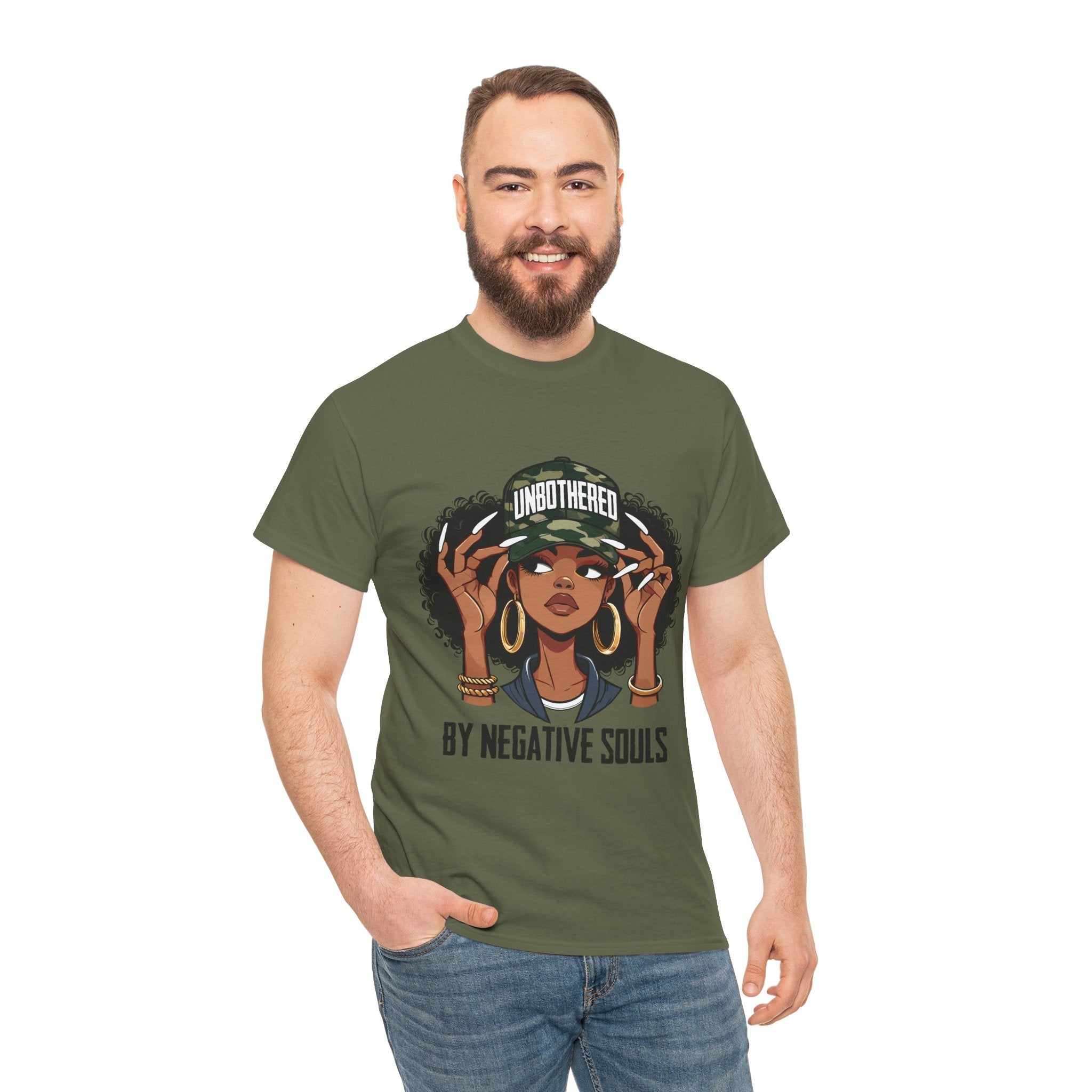 Unbothered Unisex Graphic T-Shirt Printify