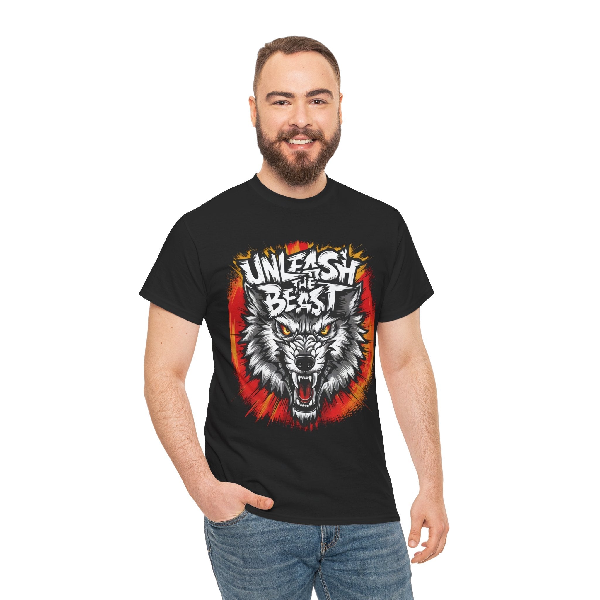 Unleash the Beast Graphic T- Shirt Printify