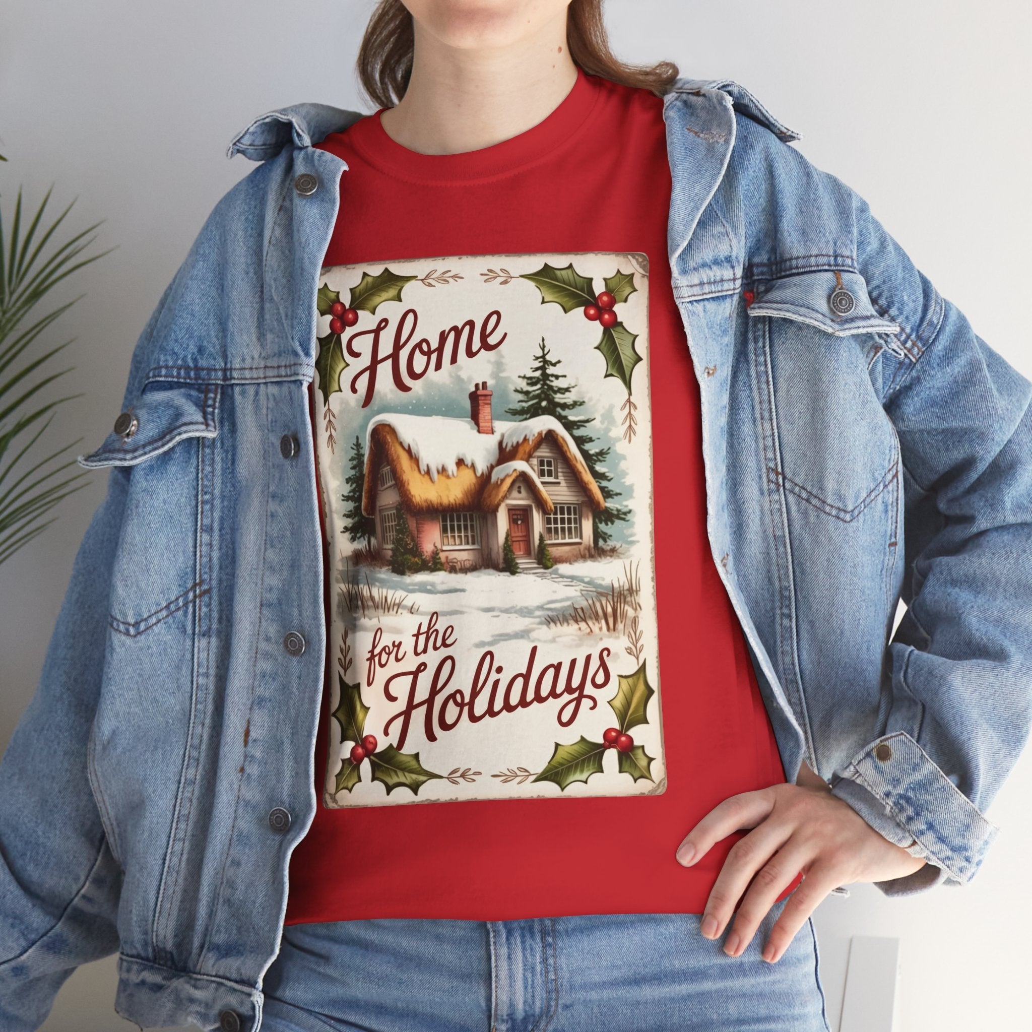 Home for the Holidays Unisex T- Shirt Printify