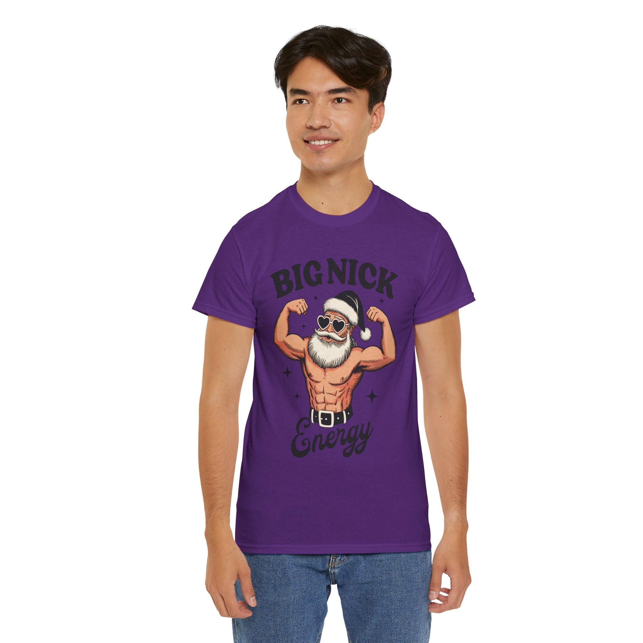 Big Nick Energy Unisex Christmas T-Shirt Printify