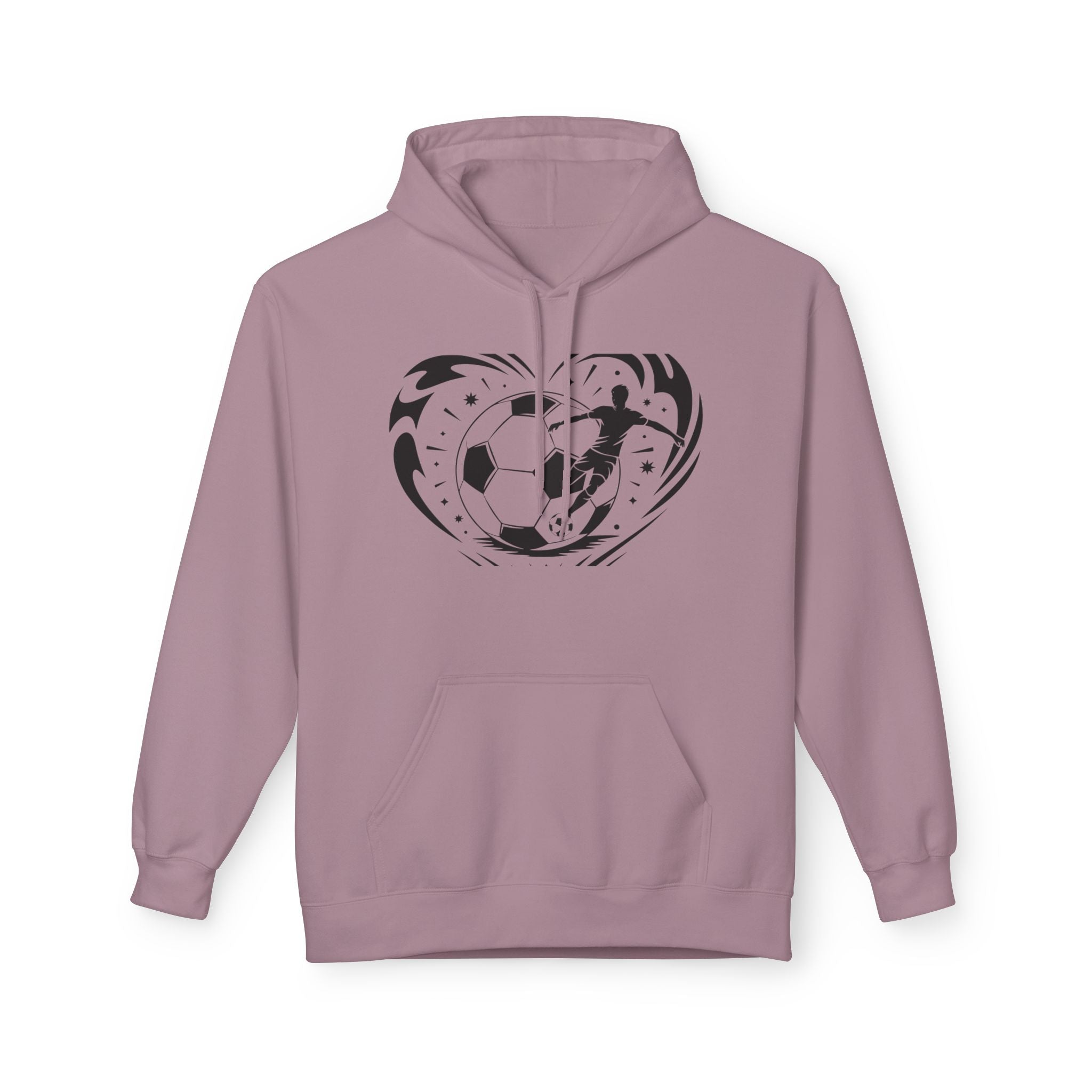 Soccer Heart Graphic Hoodie Printify