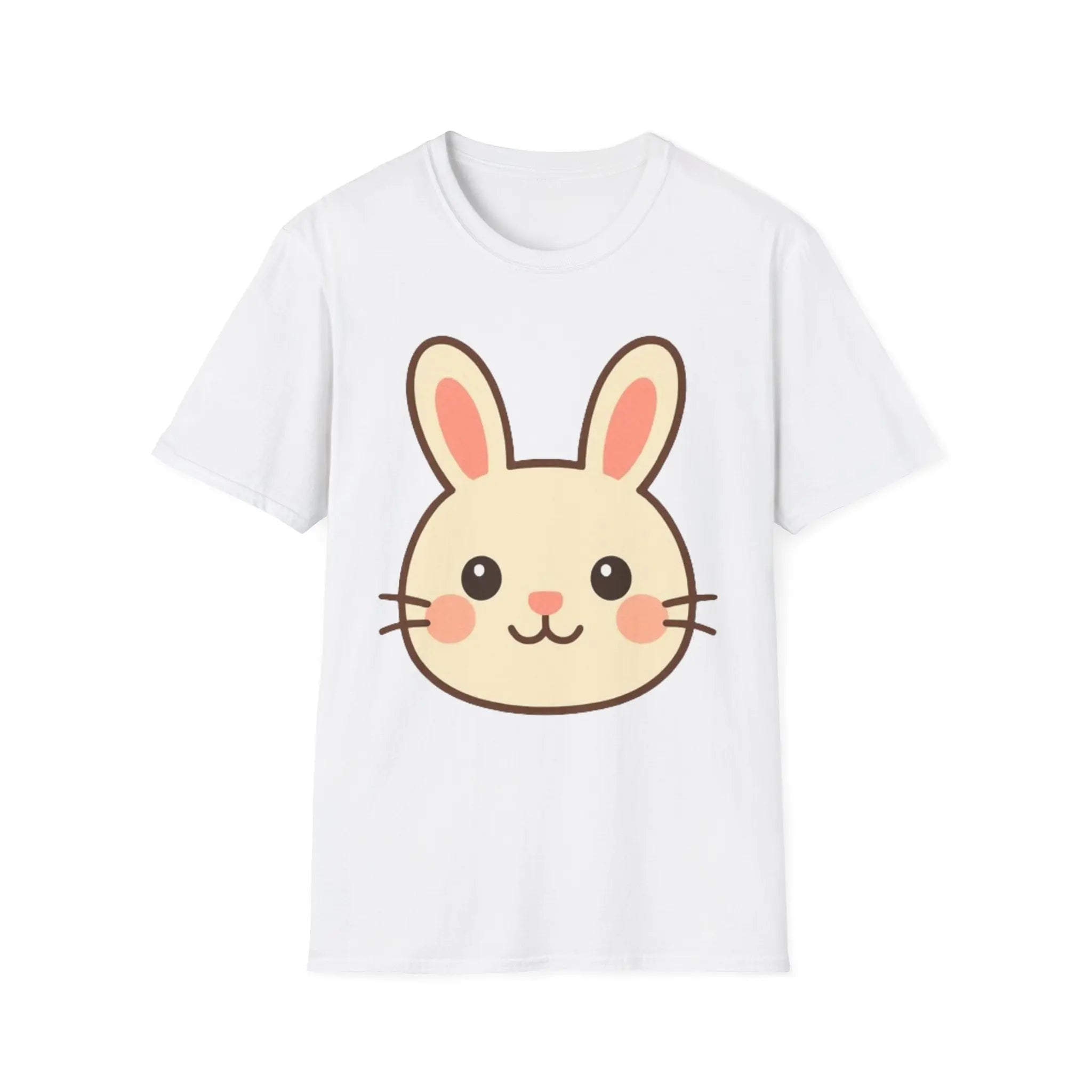 Cute Bunny Unisex Cotton T-Shirt - Crafted Looks