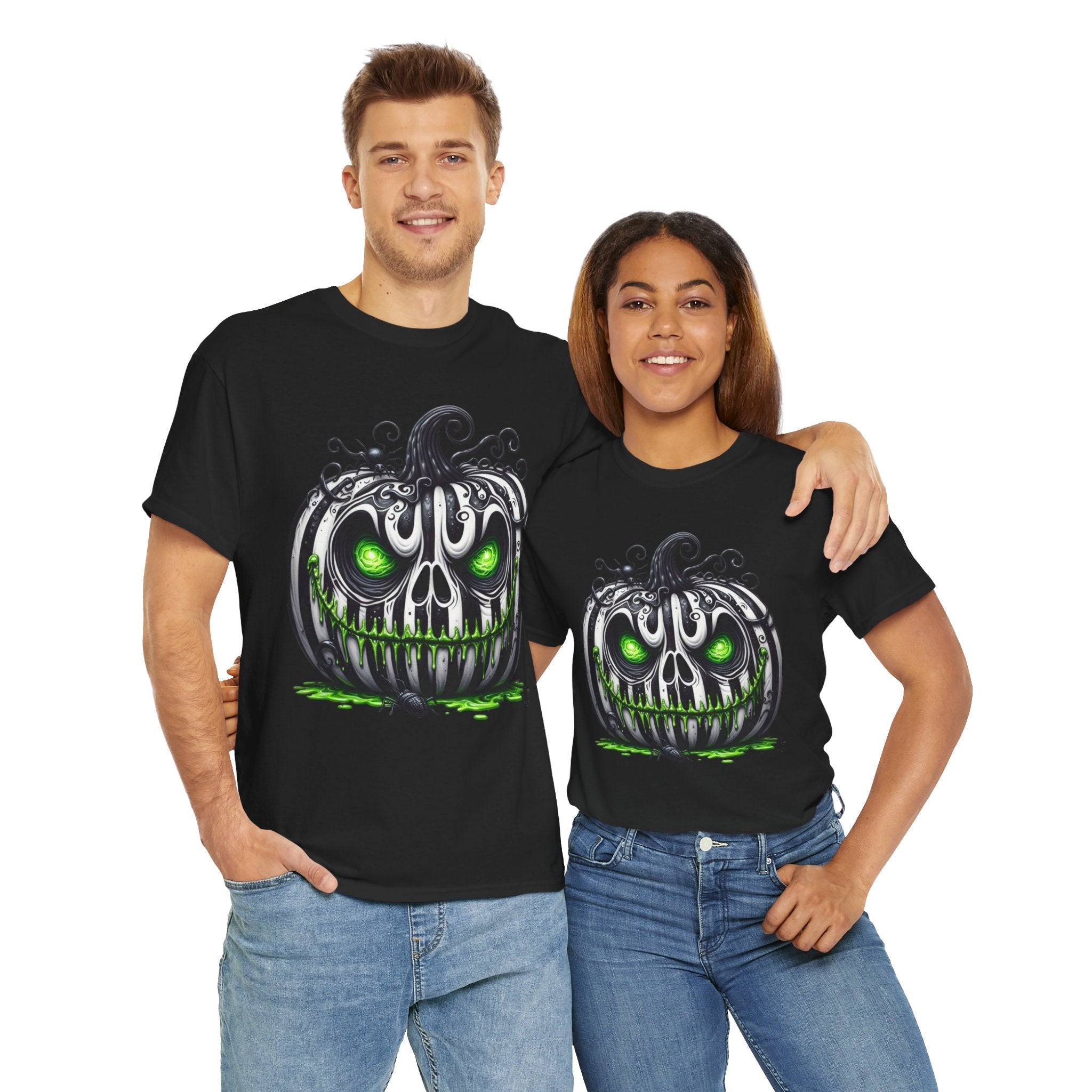 Spooky Halloween Pumpkin T-Shirt Printify