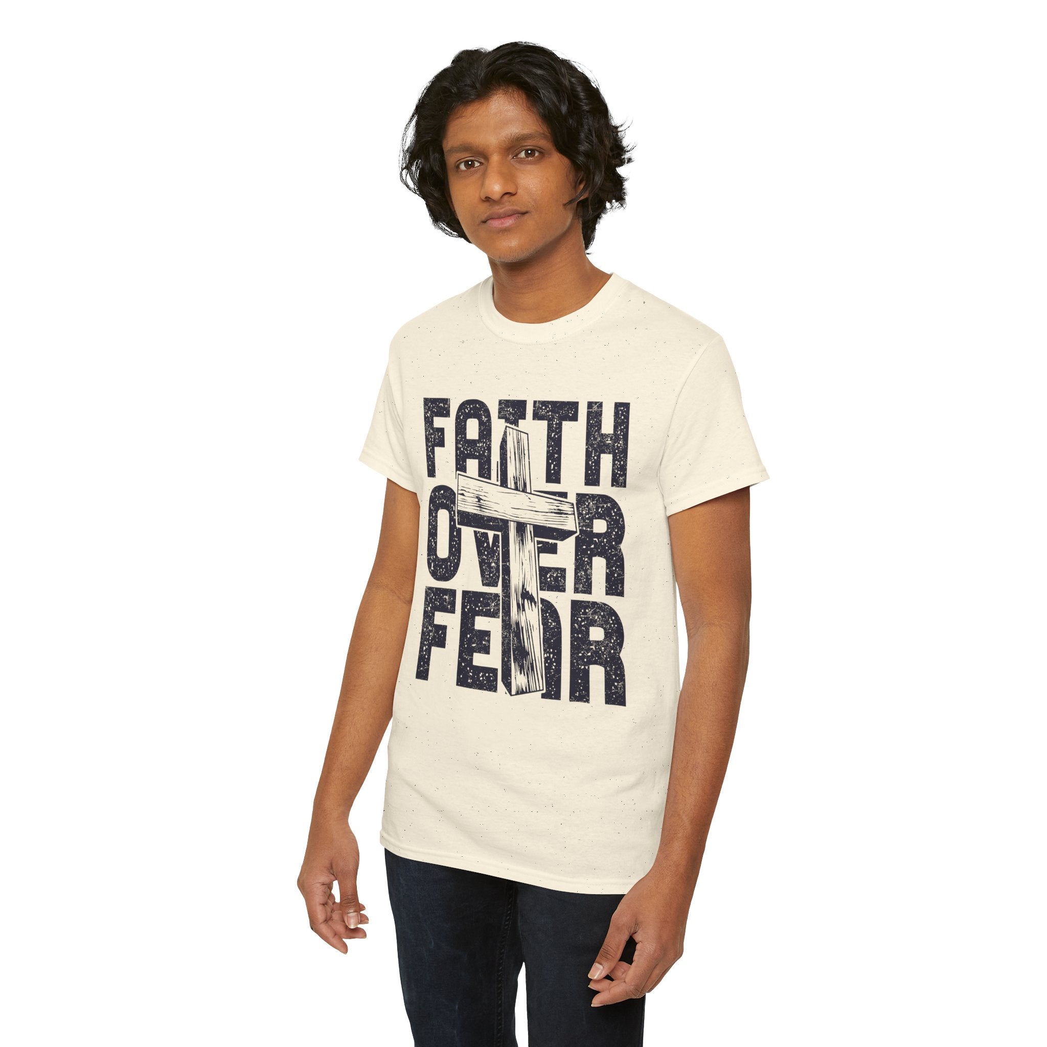 Faith Over Fear Graphic T-Shirt Printify